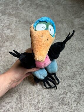 RARE Vintage 1988 Land Before Time Petrie Stuffed Plush Bird